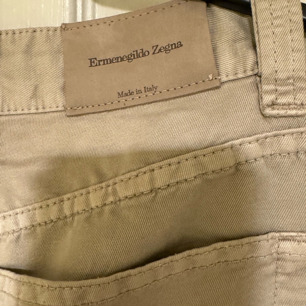 Zegna Tan Men’s Denim Size 34 - Picture 7 of 9